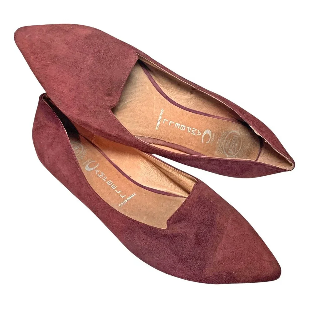 Jeffrey Campbell Ibiza Havana Last Sonnet Suede Skimmer‎ Flats